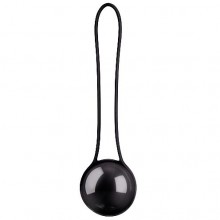 Вагинальный шарик «Pleasure Ball Deluxe Black», Shots Toys SH-SHT100DBLK, бренд Shots Media, из материала пластик АБС, длина 20 см.