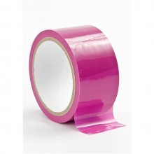 Лента для связывания «Bondage Tape Pink», Ouch SH-OUBT001PNK, бренд Shots Media, из материала ПВХ, 2 м., со скидкой