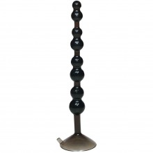 Анальный стимулятор-елочка «Love Throb 7inch», цвет черный, бренд NMC, из материала ПВХ, длина 17.8 см., со скидкой
