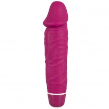 Небольшой женский вибратор-реалистик «Vibra Lotus», цвет розовый, You 2 Toys 5828670000, бренд Orion, из материала силикон, длина 15.5 см.