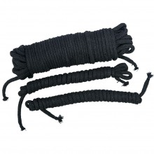 Комплект веревок для бондажа «Bad Kitty», бренд Orion, цвет черный, со скидкой