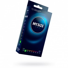 Классические латексные презервативы MY SIZE, размер 47, упаковка 10 шт., бренд R&S Consumer Goods GmbH, длина 16 см.