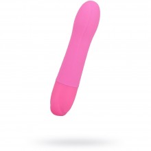 Силиконовый вибратор для девушек, цвет розовый, Gopaldas 2414-16-GE13, длина 10.5 см.