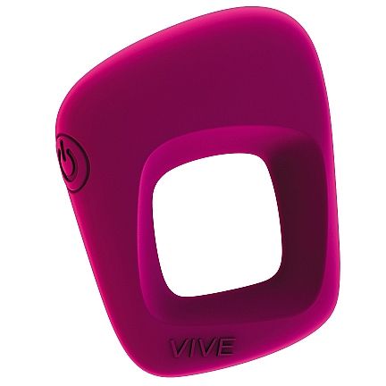 Вибрирующее кольцо на член «Vive Senca Pink», Shots Media SH-VIVE001PNK, из материала силикон, цвет розовый, диаметр 3 см.