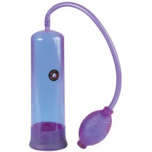 California Exotic «E-Z Pump» вакуумная помпа, цвет фиолетовый, SE-1021-00-2, бренд CalExotics, из материала пластик АБС, длина 20 см., со скидкой