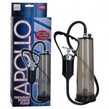 Мужская вакуумная помпа Apollo «Premium Power Pumps», California Exotic, SE-1001-10-3, бренд CalExotics, из материала пластик АБС, цвет черный, длина 25 см.