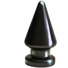 Черная анальная пробка «Magnum1 Black», Биоклон 420000ru, из материала ПВХ, цвет черный, длина 10 см.