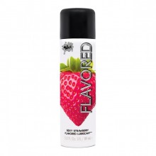 Съедобная американская смазка для секса «Flavored Kiwi Strawberry», объем 89 мл, 21503wet, бренд Wet Lubricant, цвет прозрачный, 89 мл.