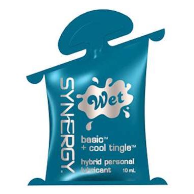 Охлаждающий лубрикант-подушечка Wet Synergy Cool Tingle, объем 10 мл, 36750wet, бренд Wet Lubricant, цвет прозрачный, 10 мл.