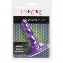 California Exotic «Vibro Play» фиолетовая анальная пробочка 10 см, бренд CalExotics, длина 10 см., со скидкой
