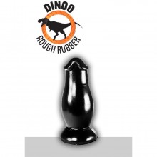 Огромный фаллоимитатор для фистинга «ЗооЭротика Динозавр Gypos», цвет черный, 115-RR11, бренд O-Products, из материала ПВХ, длина 19.5 см., со скидкой