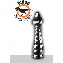 Фаллоимитатор для фистинга из серии ЗооЭротика, «Динозавр Prenocep», цвет черный, 115-RR29, бренд O-Products, длина 24.5 см., со скидкой