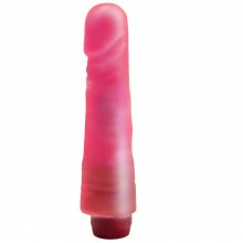 Гелевый интимный вибратор, цвет розовый, Биоклон 221100ru, длина 17.5 см., со скидкой