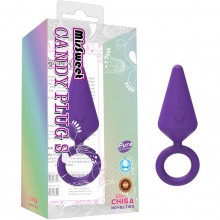 Втулка анальная «Candy Plug S», длина 5 см, диаметр 2.4 см, цвет сиреневый, CN-101436329, бренд Chisa Novelties, из материала силикон, длина 5 см.
