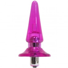 Анальная втулка «Nicoles Vibra Plug» с вибрацией, цвет розовый, CN-371410500, бренд Chisa Novelties, длина 8.5 см., со скидкой