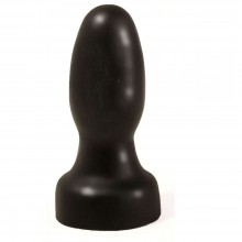 Закругленная анальная пробка, цвет черный, Биоклон 426400ru, бренд LoveToy А-Полимер, длина 10 см., со скидкой