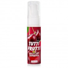 Оральная смазка для ласк «Tutti-frutti OraLove» со вкусом вишни, 30 мл, Биоритм LB-30001, цвет прозрачный, 30 мл., со скидкой