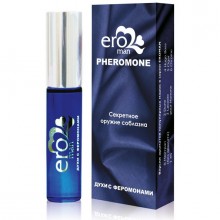 Духи с феромонами для мужчин «Eroman №5» с ароматом «Cigar» от компании Биоритм, объем 10 мл, LB-17105m, цвет синий, 10 мл.