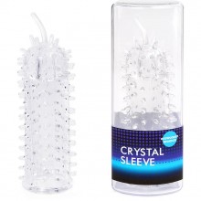 Насадка закрытая «Crystal Sleeve» усики, EE-10009, бренд Bior Toys, из материала TPR, со скидкой