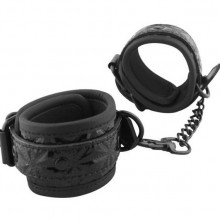 БДСМ оковы из ПВХ «Ankles Cuffs», цвет черный, EK-3105, бренд Aphrodisia, со скидкой
