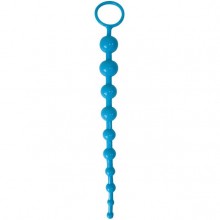Анальная цепочка «Anal Stimulator», цвет голубой, длина 26 см, EE-10120-2, бренд Bior Toys, из материала TPR, коллекция Erowoman - Eroman, длина 26 см.