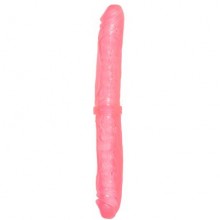 Фаллоимитатор двойной гнущийся «Bend-It Double Dong» от компании Gopaldas, цвет розовый, 05-119cpr bcd gp, длина 33 см., со скидкой