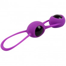 Шарики вагинальные «Geisha Balls», цвет фиолетово-черный, CN-373201322, бренд Chisa Novelties, цвет фиолетовый, длина 17.7 см.