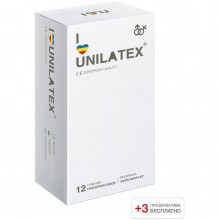 Ароматизированные презервативы Unilatex «Multifruits»,  12 шт, 3014Un, из материала латекс, длина 19 см., со скидкой