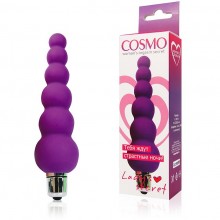 Небольшой вибратор для вагинальной стимуляции, цвет фиолетовый, длина 120 мм, диаметр 15x22x36 мм, Cosmo CSM-23046, бренд Bior Toys, длина 12 см., со скидкой