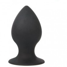 Втулка анальная SexExpert «Anal Pleasure», цвет черный, длина 70 мм, диаметр 42 мм, SEM-55037, бренд Sex Expert, из материала силикон, длина 7 см., со скидкой