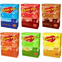 Презервативы «I Love you», упаковка 12 штук, BioMed, со скидкой