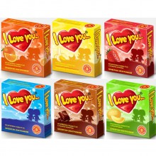 Презервативы «I Love You», 3 шт, BioMed I LOVE YOU № 3, бренд BioMed-Nutrition, из материала латекс