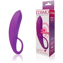 Женский стимулятор G-точки, длина 18 см, диаметр 3 см, цвет фиолетовый, Cosmo CSM-23015, бренд Bior Toys, длина 18 см.