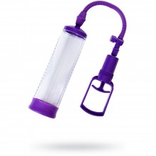 Мужская вакуумная помпа Sexus Men «Erection», цвет фиолетовый, 709004-4, из материала пластик АБС, длина 23 см., со скидкой