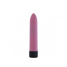 Гладкий вагинальный вибратор «GC Easy Vibe», цвет розовый, SH-GC007PNK, бренд Shots Media, из материала пластик АБС, длина 13.2 см.
