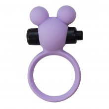 Эрекционное виброколечко «Emotions Minnie Purple», цвет филетовый, Lola Toys 4005-01Lola, бренд Lola Games, из материала силикон, длина 4 см., со скидкой