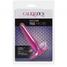 Силиконовая анальная пробка «Silicone Tee Probe Pink», цвет розовый, SE-0418-04-2, бренд CalExotics, длина 11 см., со скидкой