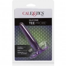 Силиконовая анальная пробка «Silicone Tee Probe Purple», цвет фиолетовый, CalExotics SE-0418-14-2, длина 11 см., со скидкой