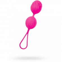 Вагинальные шарики на силиконовой сцепке ToyFa, цвет розовый, 764001, коллекция ToyFa A-Toys, длина 9 см., со скидкой