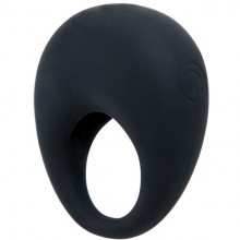 Вибрирующее кольцо для пениса «Trap» из серии Pretty Love от Baile, цвет черный, BI-210140, из материала силикон, длина 5.5 см., со скидкой
