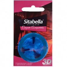 Насадка-презерватив стимулирующая «Sitabella Extender 3D Секрет Амаретто», 1415, из материала латекс, диаметр 5.4 см., со скидкой