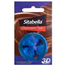 Насадка-презерватив «Extender 3D Шоколадное чудо» стимулирующая от компании СК-Визит, упаковка 1 шт, 1417, из материала латекс, диаметр 5.4 см., со скидкой