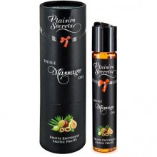 Массажное масло «Massage Oil Exotic Fruits», 59 мл, Plaisir Secret 826004, 59 мл., со скидкой