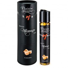 Массажное масло с ароматом карамели «Massage Oil Caramel», 59 мл, Plaisir Secret 826002, 59 мл., со скидкой