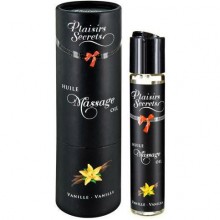 Ванильное массажное масло «Massage Oil Vanilla», объем 59 мл, Plaisir Secret 826008, 59 мл., со скидкой