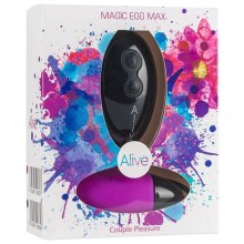«Magic egg Purple» вагинальное яйцо с пультом управления, бренд Adrien Lastic, из материала пластик АБС, длина 7.5 см., со скидкой