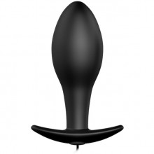 Анальный вибростимулятор «Black Pretty Love», Baile BI-040038, из материала силикон, цвет черный, длина 8.5 см., со скидкой