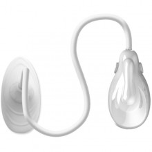 Вибростимулятор - помпа для вагины «Passionate Lover» от Baile, цвет белый, BI-014096-2, длина 11 см., со скидкой