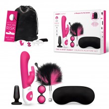 Игровой набор для пары The Rabbit «Naughty Playtime G-Spot Set», 8 предметов, из материала силикон