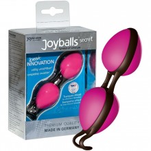 Joyballs Secret вагинальные шарики розовые со смещенным центром тяжести 85 грамм, 15003, бренд JoyDivision, из материала силикон, длина 10.5 см., со скидкой